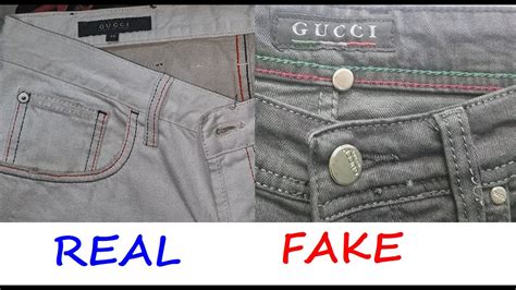 jeans gucci fake|How to Authenticate Brand Label Jeans .